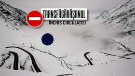 VIDEO Iarnă timpurie și pericole pe șoselele montane. Transfăgărășan închis, zăpadă și viscol în Munții Bucegi